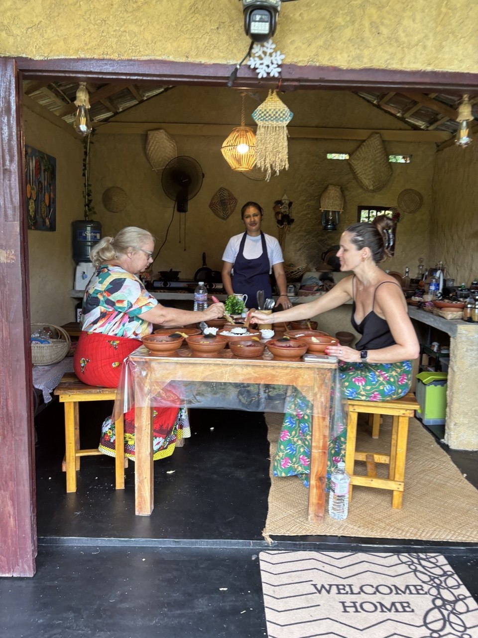 Serving up fresh homemade rice and curry creations with Chef Priya